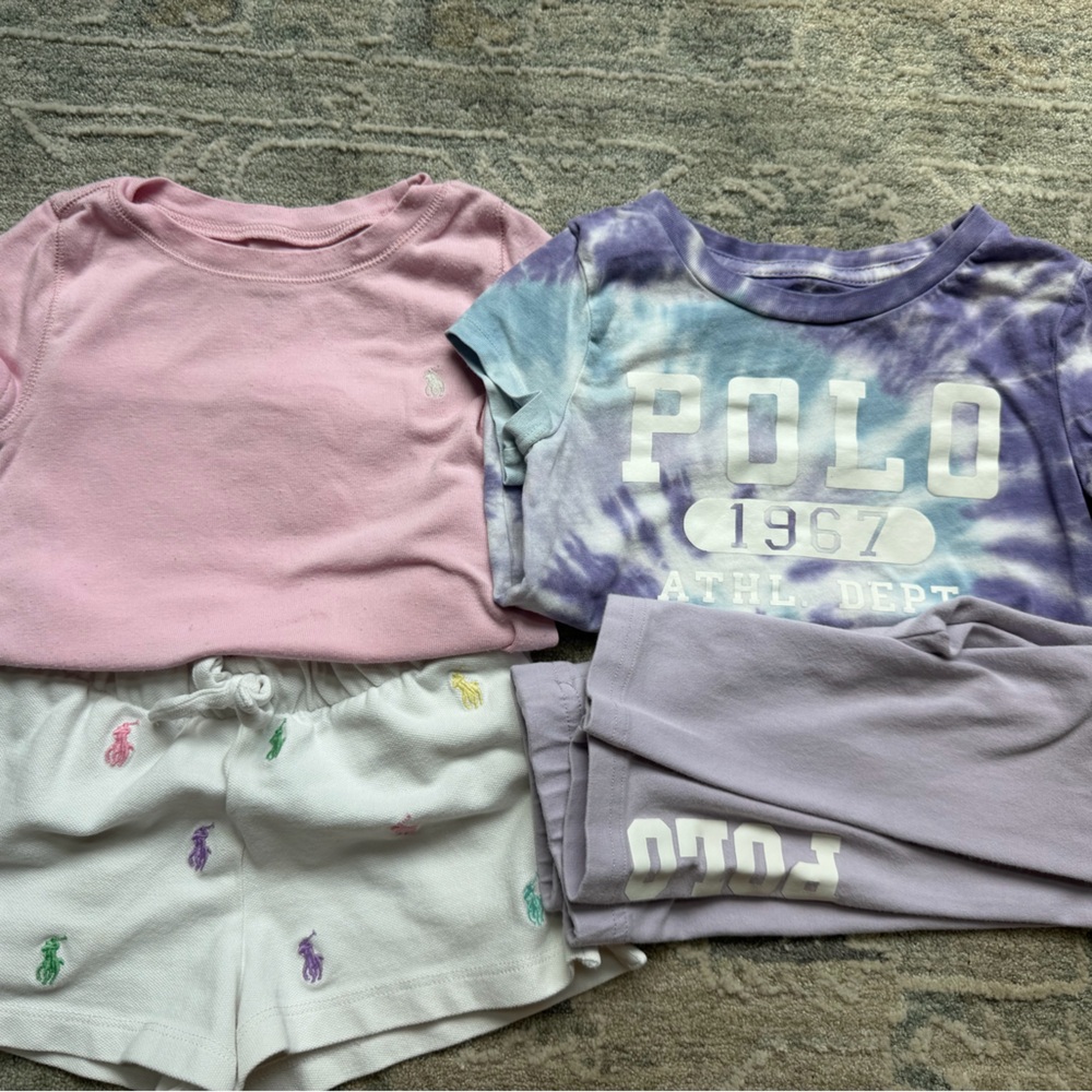 Girls Polo Lot Size 4T